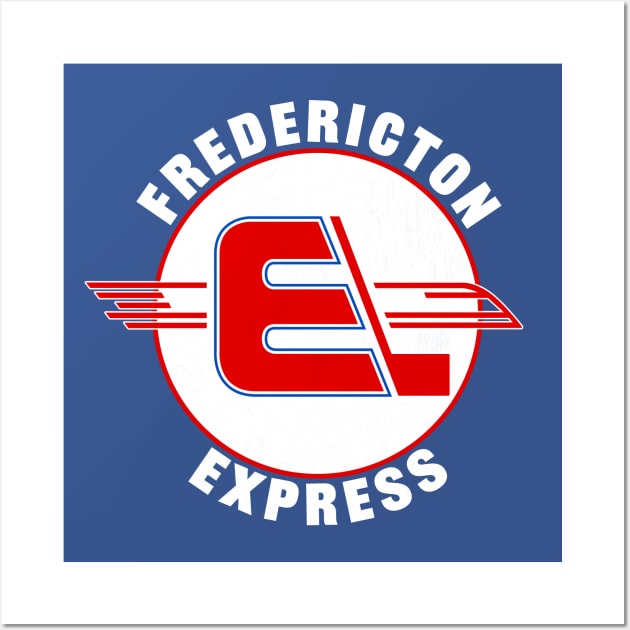 Defunct Fredericton Express Hockey 1988 Wall Art by LocalZonly